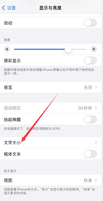 iPhone手机字幕变大怎么退出来