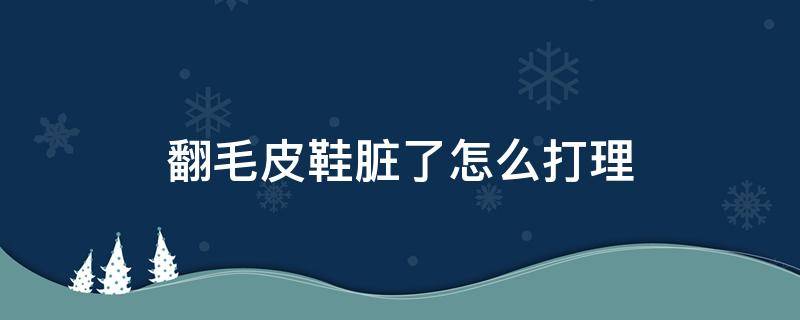 翻毛皮鞋脏了怎么打理 翻毛皮鞋脏