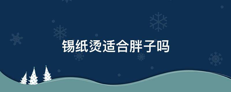 锡纸烫适合胖子吗（锡纸烫适合卷发吗